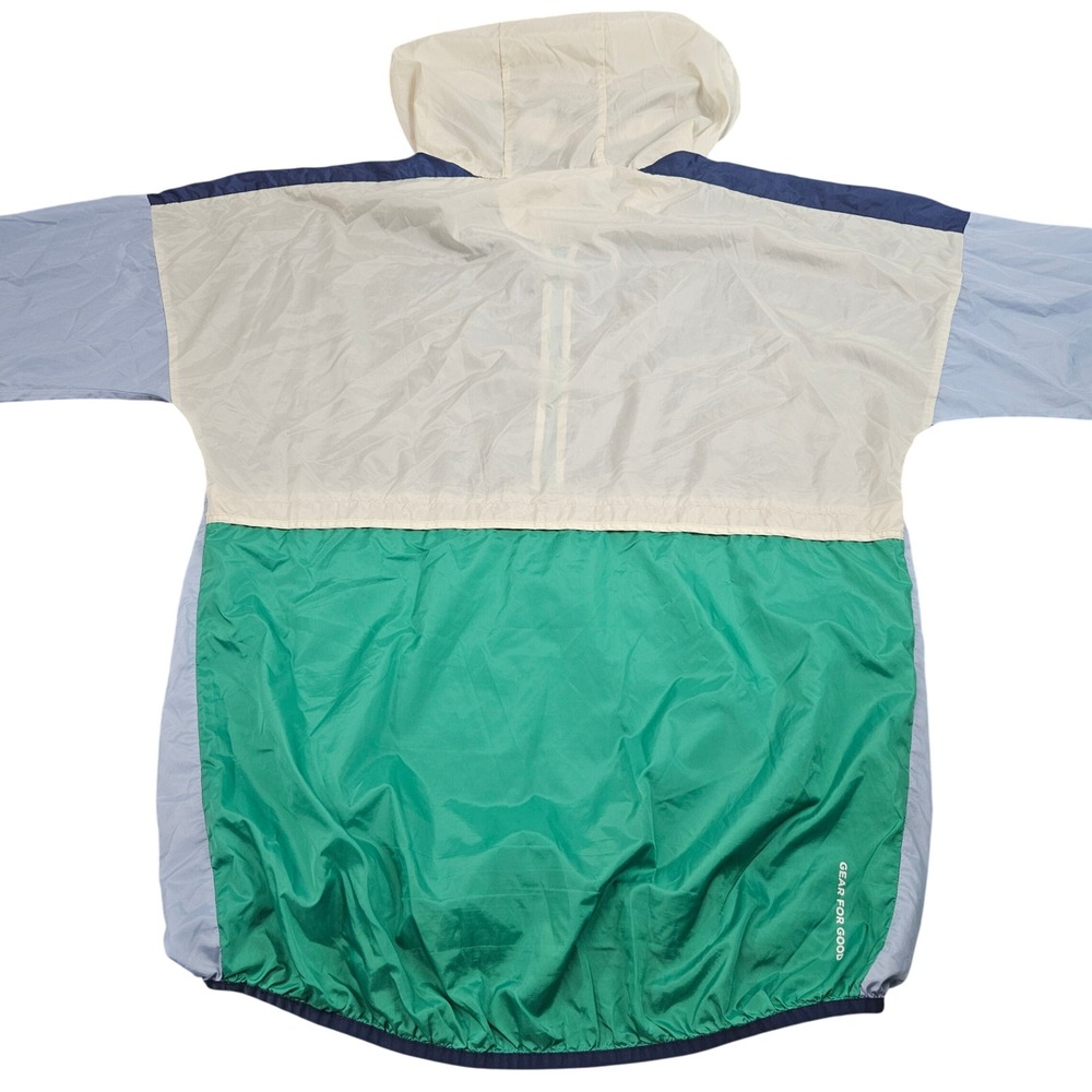 Cotopaxi Windbreaker XXL Blue Green Colorblock Teca Half Zip Pullover Jacket - Picture 2 of 10